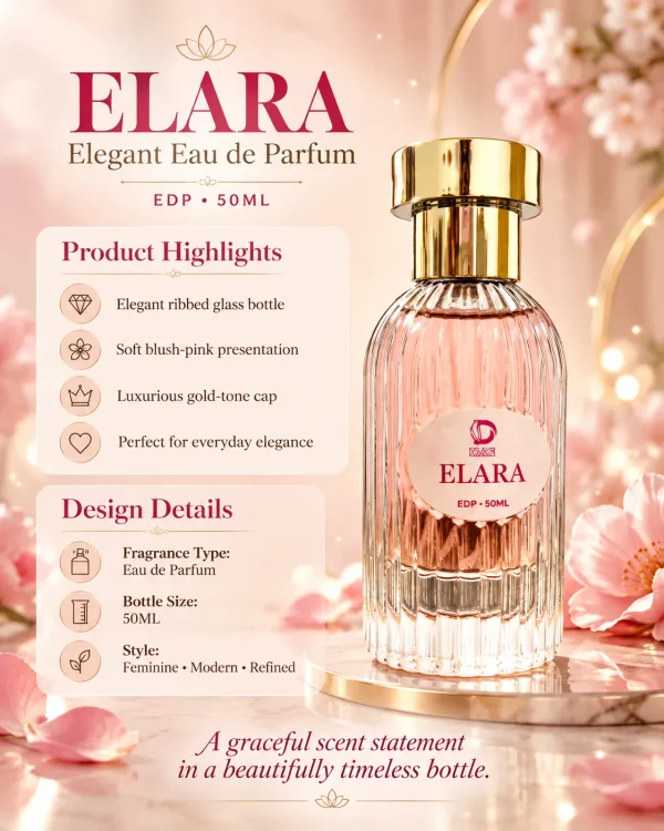 Elara eau de parfum: the fragrance and its details