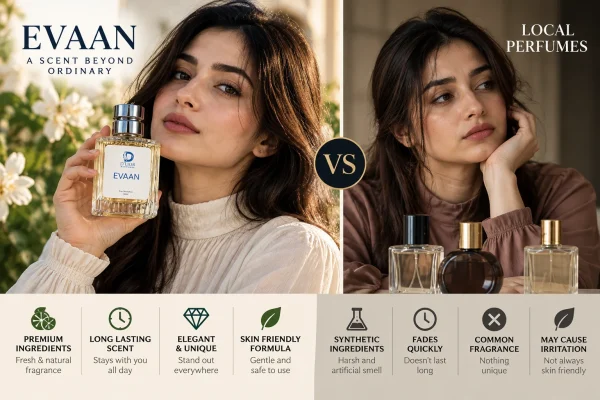 Evaan beside ordinary perfumes: what sets it apart