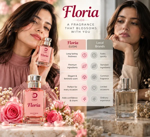 Floria beside ordinary perfumes: what sets it apart